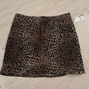 GAP Animal Print Mini Skirt